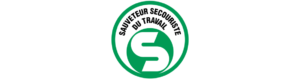 Bannière blanche avec logo SST